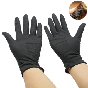 1Pair Reusable Hair Dyeing Gloves Hairdressing Coloring Gloves Barber Thicker Rubber Gloves Hair Styling Tools Salon Accessories