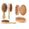 1PCS Bamboo Hair Brush Airbag Paddle Massage Combs Solid Wood Cushion Anti-Static Scalp Brush Hair Care Healthy Massager Comb