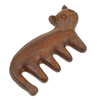 1pc Cat Shaped Massage Comb Wooden Massage Comb Mini Handheld Massage Comb Acupoint Massager Meridian Comb 9x5cm