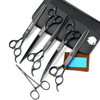 7.5 Inch Pet Scissors Kit,Straight Cut And Thinning And Curved Scissor And Fish Bone Shears Dog Grooming Set