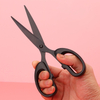 Stainless Steel Sewing Scissors Blade Safe Cutter Black Coating Non-Stick For Paper Hand Craft Scissors Stationery Scissors