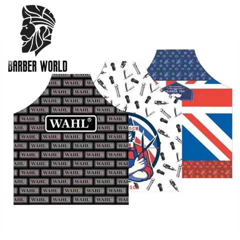 Waterproof Haircut Cloth Barber Polyester Cape Antistatic Pattern Dye Hair Cloths Salon Hairdresser Apron Hairdressing Supplies