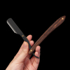 Folding Stainless Steel Shaving Knife With Wooden Handle Straight Edge Razor Kit Barber Old Hair Removal Tools Gift