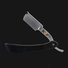 1P Wooden Trimmer Manual Shaver Professional Straight Edge Stainless Steel Sharp Barber Razor Folding Shaving Knife Shave Beard