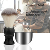 4pcs/set Razor Brush Beard Comb Stainless Steel Bubble Bowl Barber Tool Manual Classic Razor Gift Hairdressing Manual Shaver