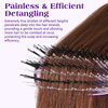 Hot Sale Soft Nylon Bristles Hair Comb Luxury Gifts for Women Detangling Salon Hair Brush