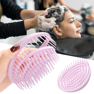 Hot Selling Salon Scalp Massager Elastic Shampoo Brush Soft Scalp Care Hair Brush Scalp Massager