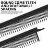 Barber Partition Comb Detachable Clip Stylist Hairbrush Edge Brush Universal Tail Comb 