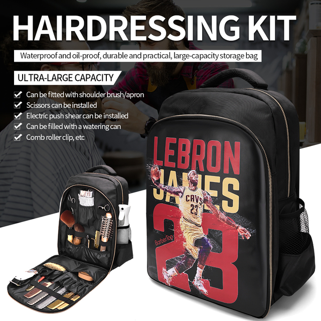 Hairdressing Barber Travel Backpack Professional Barber Clipper Comb Tool Storage Bag