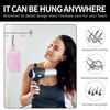 Purple Hollow Square Massage Brush with Dry and Wet Dual Use Portable Scalp Massager