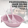 Custom Color Hair Salon Tint Brush Hair Coloring Brush with Bowl Salon Hair Dye Brush and Mixing Bowl