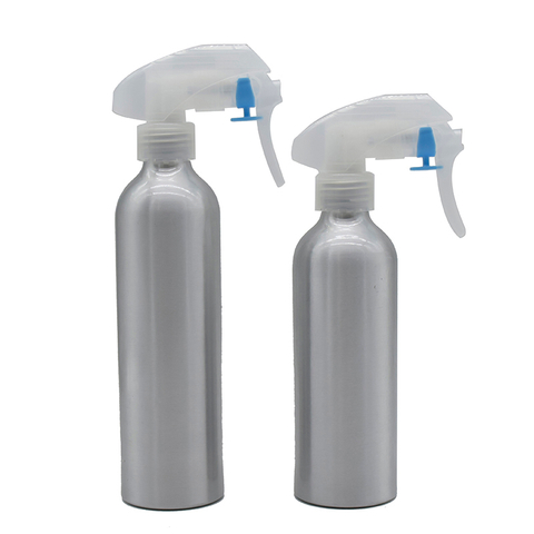Empty Essential Packaging Container Sliver Aluminum Bottle