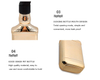 300ML Plated Spray Bottle