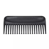 Black Plastic Comb Super Wide Tooth Comb
