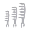 Electroplating Golden Beard Comb Salon Hair Tools Hairdresser Oil Hair Comb