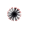Woman Blow Drying Hair Brush