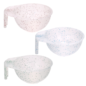 Professional Salon Beauty Colorful Hair Tinting Dyeing Mixing Bowl with Non-slip Handle