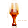 Men's Oil Head Comb Wide Tooth Salon Hair Styling Oil Comb with Plastic Handle