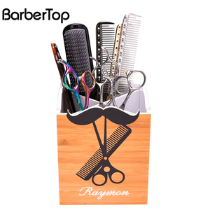 Barber Salon Plastic Comb Scissor Holder Storage Brush Holder Hairdressing Scissor Box