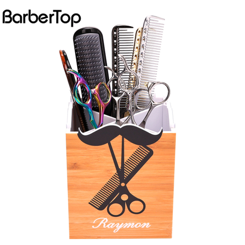 Barber Salon Plastic Comb Scissor Holder Storage Brush Holder Hairdressing Scissor Box
