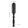 Professional Nylon Hairbrush Hair Salon Round Brush Wood Comb For Curling Styling