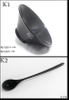  Hairdressing Brushes Bowl Set