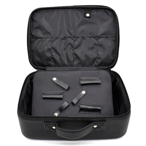 Salon Hair Dresser Scissors Barber Box Holster Pouch Hair Styling Clip Comb Scissor Barber Leather Tool Bag