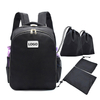 Professional Fashion Hairdresse Portable Barber Shop Haircut Tools Storage Hair Stylist Travel Backpack Tray Barber Bag