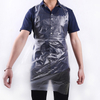 100 PE Waterproof Aprons Cut Iron Dye Hair Robe Barber Salon Disposable Apron Plastic Cloth