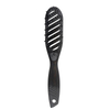 Black Rubber Brush Paddle Brush
