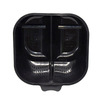 2 Slots Salon Hairdressing Coloring Dye Tinting Dyeing Mixing Bowl Black Color With Large Capacity Support LOGO Adding