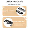 3 PCS Orange Straight Hair Combs Salon Styling Comb Barber Hair Cutting Combs Set