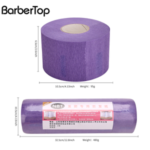 High Quality Volume Cheap Disposable Purple Neck Paper Covering Necks Hairdressing Salon Tool