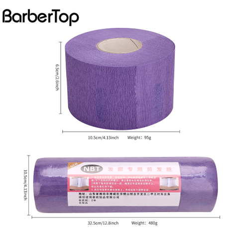 High Quality Volume Cheap Disposable Purple Neck Paper Covering Necks Hairdressing Salon Tool