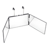 New Adjustable 3 Way Mirror Trifold Mirror Self Hairdressing Mirror Three-fold Mirror Hair Cutting And Styling DIY Haircut Tool