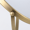 Mirror Vanity Magnifying Side Golden Table Double Magnification 3X Stand Swivel Home Two Bathroom Shaving Beauty Vintage
