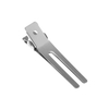 New Professional Double Prong Hair Clip Salon Setting Hairdressing Style Fixed Hair Clip Stainless Steel Makeup Clip