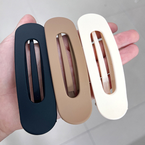 3PCS Korean Large Frosted Hair Clip for Women Large Matte Hairpin Hairgrips Hair Big Clip Bangs Barrettes Girls Hair Accessories