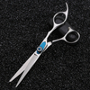 Professional Japan 440c 6 Inch Gem Hair Scissors Haircut Thinning Barber Makas Scisors Hair Cutting Shears Hairdresser Scissors