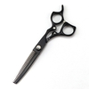 Professional JP 440c steel 6 '' Upscale Gem Black cut hair scissors haircut thinning barber cutting shears hairdressing scissors