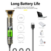 Dropshipping Professional Hair Cutting Machine LCD Hair Trimmer for men Hair Clipper Electric Shaver Hair trimmer machine