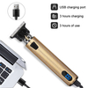 Retro USB Interface Electric Hair Clippers Rechargeable Engraving Hair Clipper Set Professional Men Hair Cutting Machine Shaver