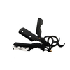 Straight Edge Barber Razor Haircut Beard Eyebrow Shaving Tool Manual Depilation Razor Hairdresser Trimming Blades Ring Shape