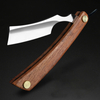 1p Cut Throat Straight Razor Wood Professional Barber Razor Premium Quality Single Blade Straight Edge Razor Beard Shaving Razor