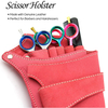 Pink Color Ladies Salon Training School and Professional Use Hairdressing Scissor Pouch Scissor Bag