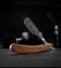 Barber Wooden Trimmer Manual Shaver Professional Straight Edge Stainless Steel Sharp Razor Folding Shaving Knife Shave Beard