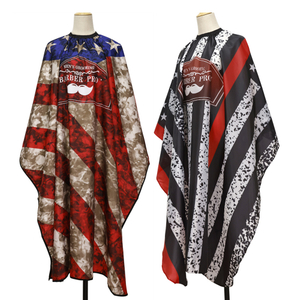 Hairdressing Accessories Barbershop Haircut Cloth Fashion Pattern Hairdresser Coat Waterproof Hair Cut Cape