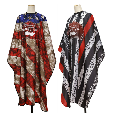 Hairdressing Accessories Barbershop Haircut Cloth Fashion Pattern Hairdresser Coat Waterproof Hair Cut Cape