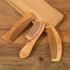 Natural Peach Wood Anti-Static Massage Comb Tooth Massage Classic Comb