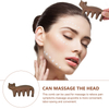 1pc Cat Shaped Massage Comb Wooden Massage Comb Mini Handheld Massage Comb Acupoint Massager Meridian Comb 9x5cm